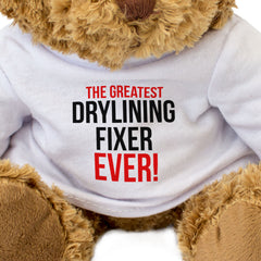 THE GREATEST DRYLINING FIXER EVER - Teddy Bear - Funny Gift Present - Image 3