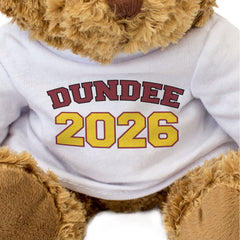 DUNDEE 2026 - Teddy Bear - Cute Cuddly Soft - Scotland Graduation Gift Present