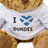 I Love Dundee (Scotland Flag) - Teddy Bear