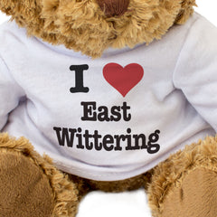I LOVE EAST WITTERING - Teddy Bear - Cute Cuddly Soft - Sussex Gift Present