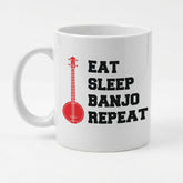EAT SLEEP BANJO REPEAT - Mug - Funny Music Gift Present