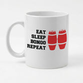 EAT SLEEP BONGO REPEAT - Mug - Funny Music Bongos Gift Present