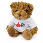 EAT SLEEP GARLIC REPEAT - Teddy Bear - Cute Cuddly Soft - Funny Gift Present