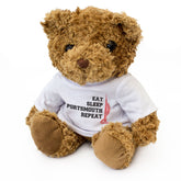 EAT SLEEP PORTSMOUTH REPEAT - Teddy Bear - Cute Cuddly - Funny Gift Present