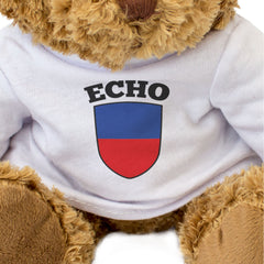 ECHO (ICS NAUTICAL SIGNAL) - Teddy Bear - Naval Maritime Flag Gift Present