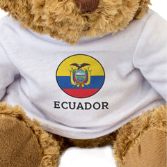 ECUADOR FLAG ROUNDEL - Teddy Bear - Cute Cuddly Soft - Ecuadorean Gift Present