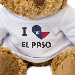 I Love El Paso (Texas Flag) - Teddy Bear