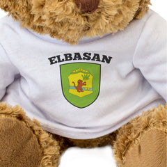 ELBASAN COUNTY FLAG - Teddy Bear - Cute Cuddly Soft - Albania Gift Present
