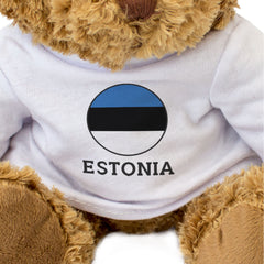 ESTONIA FLAG ROUNDEL - Teddy Bear - Cute Cuddly Soft - Estonian Gift Present
