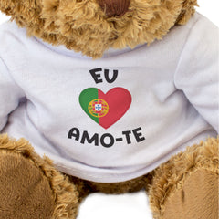 EU AMO-TE (PORTUGAL FLAG) - Teddy Bear - I Love You - Romantic Gift Present