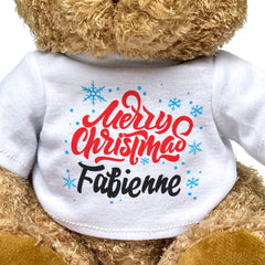 Merry Christmas Fabienne - Teddy Bear