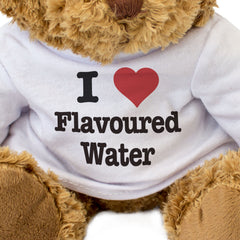 I LOVE FLAVOURED WATER - Teddy Bear - Cute Cuddly Soft - Funny Gift Present