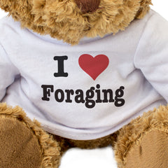 I LOVE FORAGING - Teddy Bear - Cute Cuddly Soft Adorable - Funny Gift Present