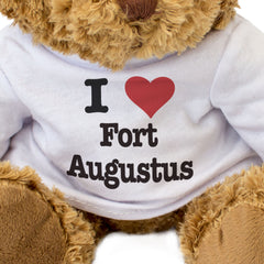 I LOVE FORT AUGUSTUS - Teddy Bear - Cute Cuddly Soft - Scotland Gift Present