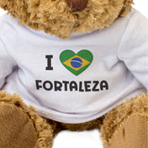 I Love Fortaleza (Brazil Flag) - Teddy Bear