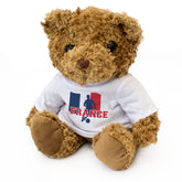FRANCE FLAG (FOOTBALL) - Teddy Bear - Cute - France Soccer Fan Gift Present