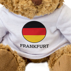 FRANKFURT (GERMANY FLAG ROUNDEL) - Teddy Bear - Funny Souvenir Gift Present