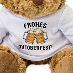 FROHES OKTOBERFEST - Teddy Bear - Cute Cuddly Soft - Funny Germany Gift Present