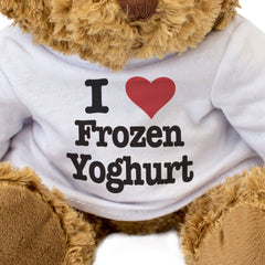 I LOVE FROZEN YOGHURT - Teddy Bear - Cute Cuddly Soft Adorable - Gift Present
