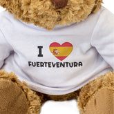 I Love Fuerteventura (Spain Flag) - Teddy Bear