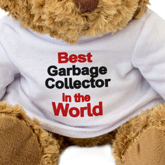 BEST GARBAGE COLLECTOR IN THE WORLD - Teddy Bear - Cute Cuddly - Gift Present