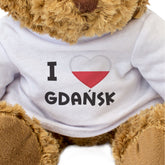 I Love Gdansk / Gdańsk (Poland Flag) - Teddy Bear