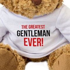 THE GREATEST GENTLEMAN EVER - Teddy Bear - Cute Cuddly - Gift Present