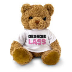 GEORDIE LASS - Teddy Bear - Cute Cuddly Soft - Funny Newcastle Gift Present