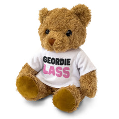 GEORDIE LASS - Teddy Bear - Cute Cuddly Soft - Funny Newcastle Gift Present