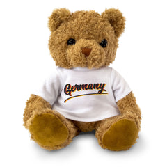 GERMANY (SCRIPT) - Teddy Bear - Cute Cuddly Soft Funny - Souvenir Gift Present