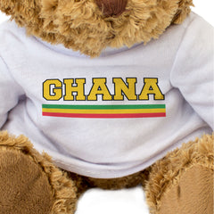 GHANA FLAG STRIPES - Teddy Bear - Cute Funny - Ghanaian Souvenir Gift Present