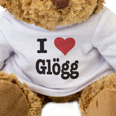 I LOVE GLÖGG - Teddy Bear - Cute Cuddly Soft Adorable - Gift Present
