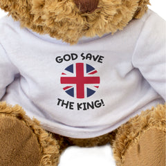 GOD SAVE THE KING! (UNION JACK) - Teddy Bear - Cute - British Gift Present