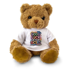 GOOD LUCK IN YOUR GCSEs - Cute Cuddly Soft - Teddy Bear - Gift Present