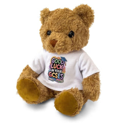 GOOD LUCK IN YOUR GCSEs - Cute Cuddly Soft - Teddy Bear - Gift Present