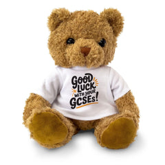 GOOD LUCK WITH YOUR GCSEs! - Cute Cuddly Soft - Teddy Bear - Gift Present