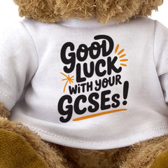 GOOD LUCK WITH YOUR GCSEs! - Cute Cuddly Soft - Teddy Bear - Gift Present