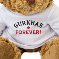 GURKHAS FOREVER! - Teddy Bear - Cute Cuddly Soft Adorable - Gift Present