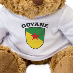 GUYANE FLAG - Teddy Bear - Cute Cuddly Soft - French Guiana Gift Present