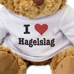 I LOVE HAGELSLAG - Teddy Bear - Cute Cuddly Soft Adorable - Gift Present