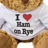 I Love Ham on Rye - Teddy Bear