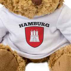 HAMBURG FLAG - Teddy Bear - Cute Cuddly Soft Adorable - Germany Gift Present