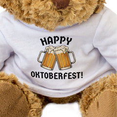 HAPPY OKTOBERFEST - Teddy Bear - Cute Cuddly Soft - Funny Germany Gift Present