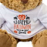 Happy Halloween (Pumpkins) - Teddy Bear