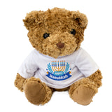 Happy Hanukkah (Blue) - Teddy Bear