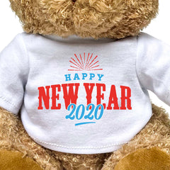 HAPPY NEW YEAR 2020 - Teddy Bear - Cute Cuddly - New Year's Eve Gift Present - Image 2