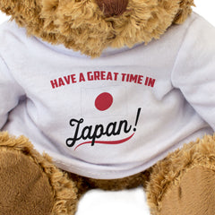 HAVE A GREAT TIME IN JAPAN! - Teddy Bear - Cute Cuddly - Holiday Gift Present