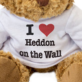 I Love Heddon on the Wall - Teddy Bear
