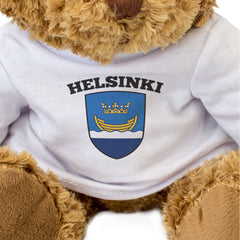 HELSINKI FLAG - Teddy Bear - Cute Cuddly Soft - Finland Suomi Gift Present