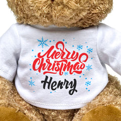 Merry Christmas Henry - Teddy Bear